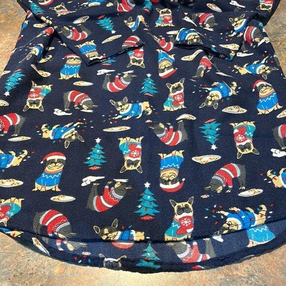 Lands’ End Christmas Dog Nightgown Sz 8 - Picture 2 of 7